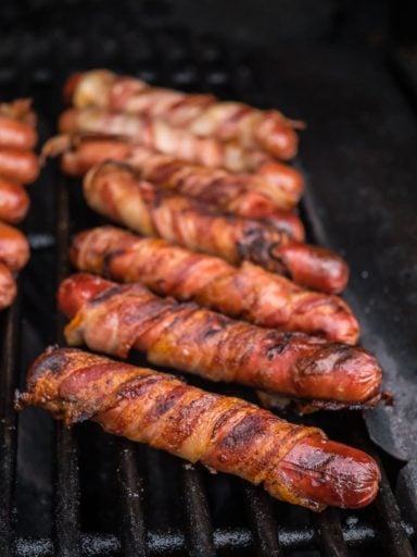 Grilled Mexican Hot Dogs | DadCooksDinner.com