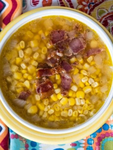 Pressure Cooker Corn Soup | DadCooksDinner.com