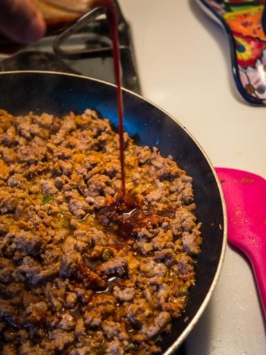 Turkey Lettuce Wraps Korean Style | DadCooksDinner.com