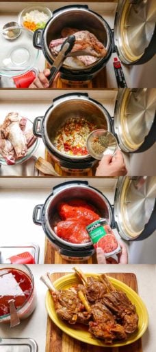 Pressure Cooker Greek Lamb Shanks | DadCooksDinner.com