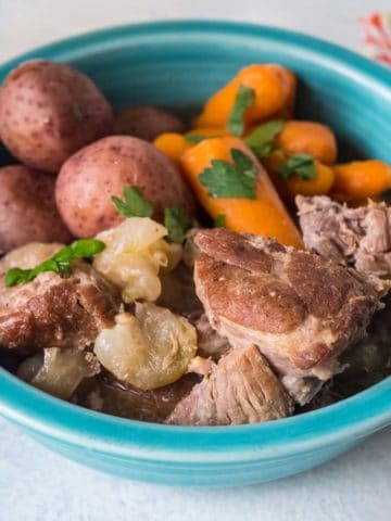 Pressure Cooker Pork and Cider Stew | DadCooksDinner.com