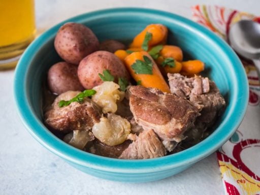 Pressure Cooker Pork and Cider Stew | DadCooksDinner.com