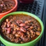 Pressure Cooker Big Batch of Quick Chili in an 8 Quart Pressure Cooker | DadCooksDinner.com