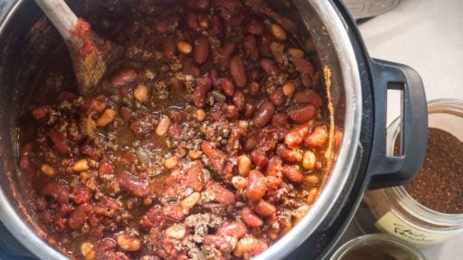 Big Batch of Quick Chili in the 8 Quart Pressure Cooker | DadCooksDinner.com