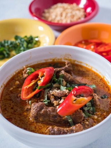 Pressure Cooker Thai Panang Beef Curry | DadCooksDinner.com