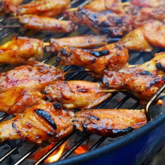 Grilled Chinese Chicken Wings (Chuan’r Chicken Wings) - DadCooksDinner