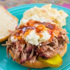pulled pork weber gas grill