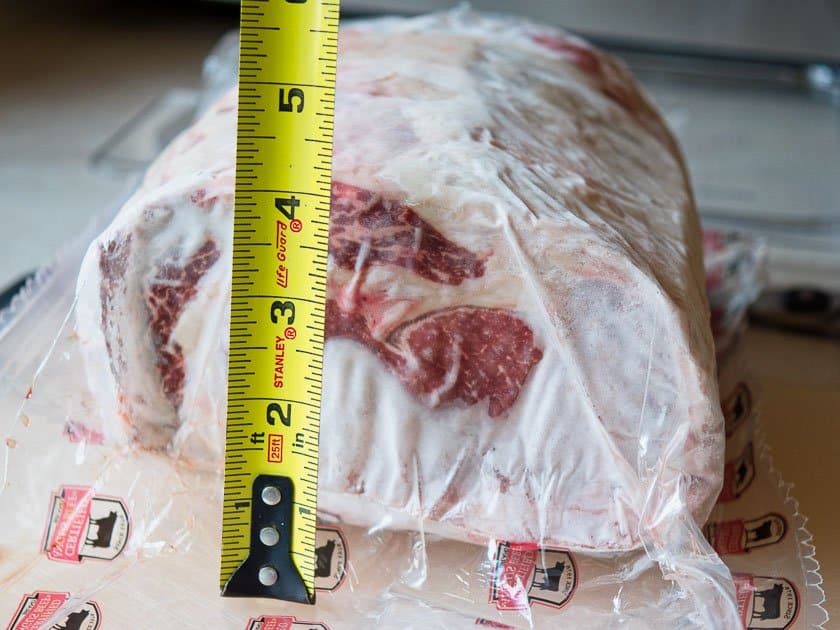 Sous Vide Cooking Times for a Boneless Ribeye Roast - DadCooksDinner