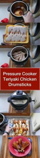 Pressure Cooker Teriyaki Chicken Drumsticks | DadCooksDinner.com