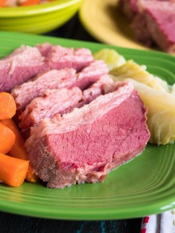 Pressure Cooker Corned Beef and Cabbage | DadCooksDinner.com