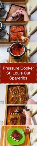 Pressure Cooker St Louis Cut Spareribs | DadCooksDinner.com