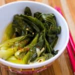 Pressure Cooker Baby Bok Choy | DadCooksDinner.com