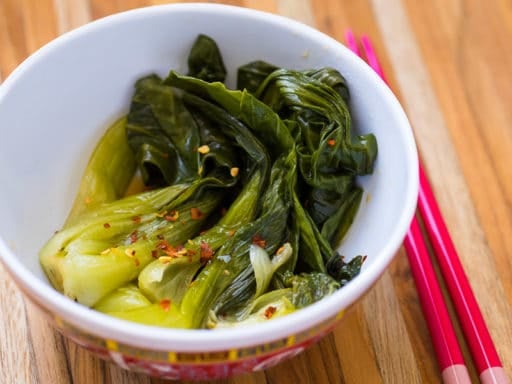 Pressure Cooker Baby Bok Choy | DadCooksDinner.com