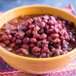 A bowl of Santa Maria Pinquito Beans