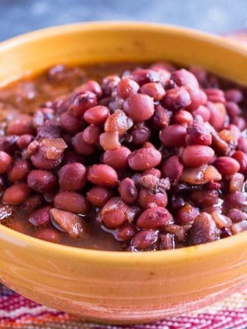 A bowl of Santa Maria Pinquito Beans