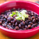 Pressure Cooker Vaquero Beans in Broth - Portrait framed | DadCooksDinner.com