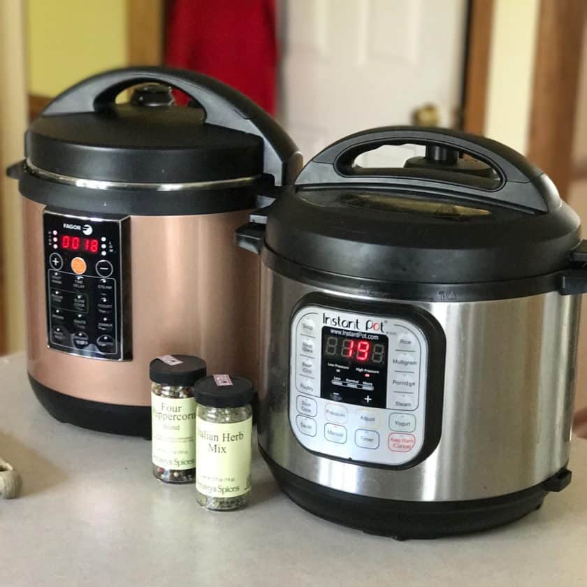 Fagor Lux and Instant Pot Duo | DadCooksDinner.com