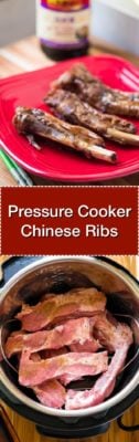 Pressure Cooker Chinese Ribs - before and after tower | DadCooksDinner.com