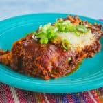 Pressure Cooker Beef Brisket Enchiladas | DadCooksDinner.com