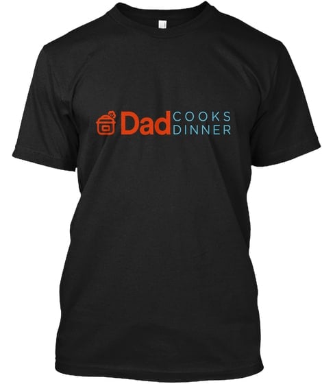 DadCooksDinner T-Shirt in Black | DadCooksDinner.com