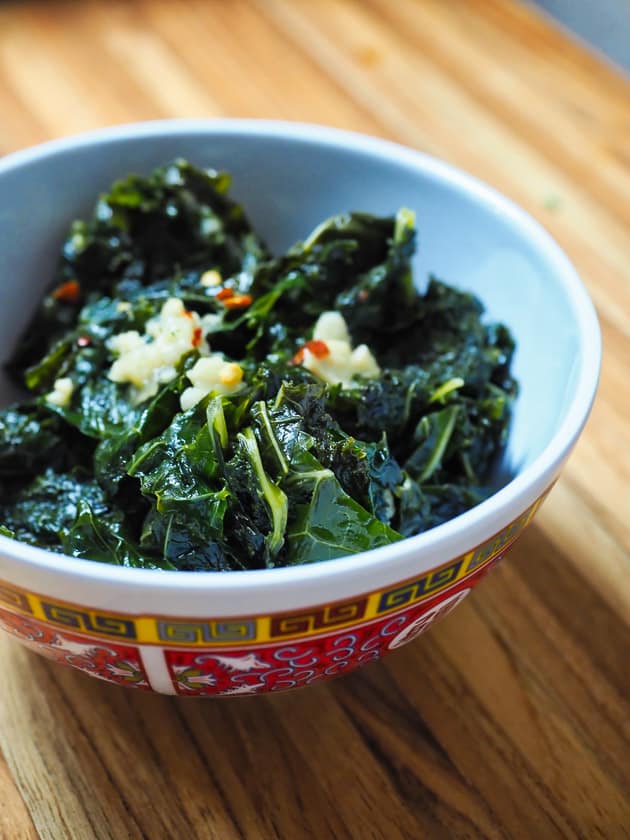 Pressure Cooker Chinese Kale | DadCooksDinner.com