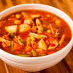 Pressure Cooker Day-After-Thanksgiving Vegetable Turkey Soup | DadCooksDinner.com