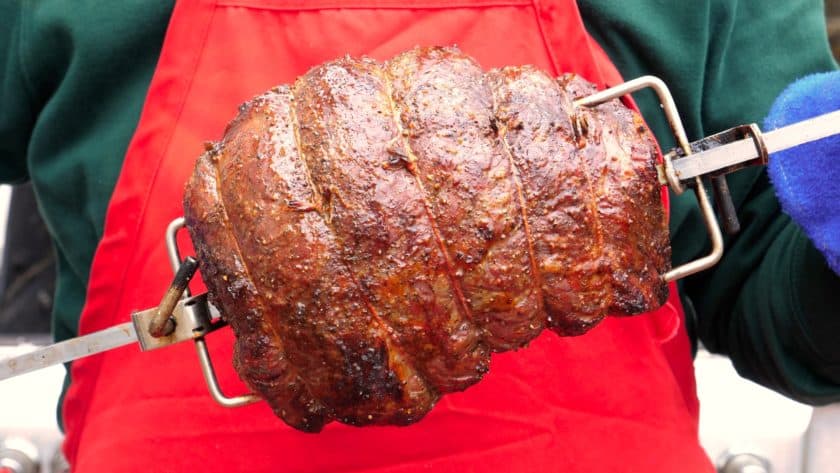 Rotisserie Sirloin Roast | DadCooksDinner.com