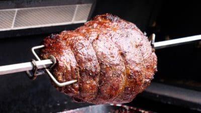 Rotisserie Sirloin Roast | DadCooksDinner.com