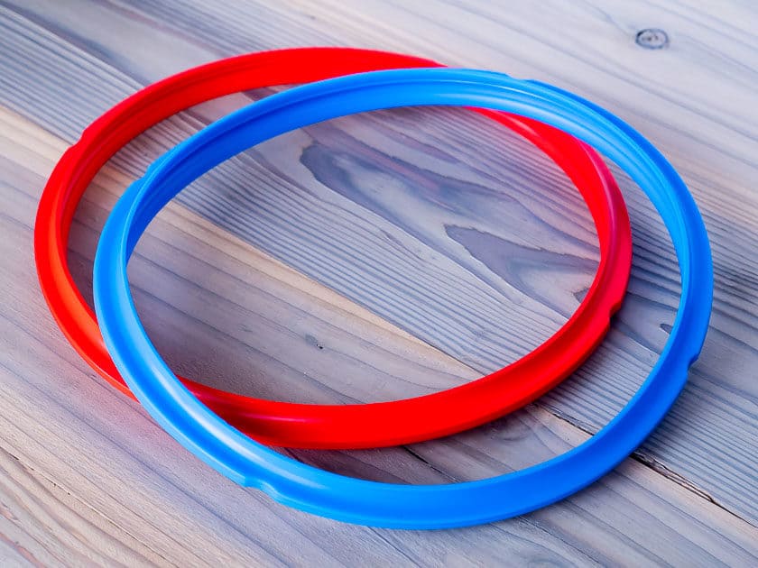 Instant Pot Silicone Sealing Rings in Red and Blue | DadCooksDinner.com