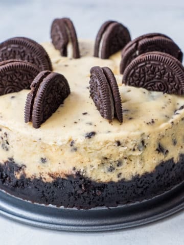 Pressure Cooker Oreo Cheesecake | DadCooksDinner.com