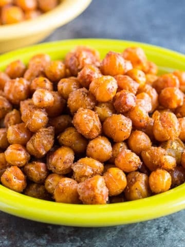 Pressure Cooker and Oven Roasted Chickpeas | DadCooksDinner.com