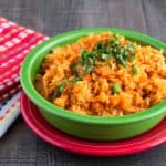 Mexican Brown Rice in a bowl