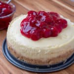Pressure Cooker Strawberry Cheesecake | DadCooksDinner.com