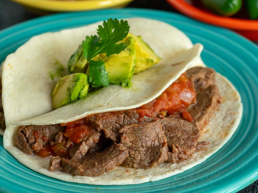 Instant Pot Flank Steak Tacos Dadcooksdinner