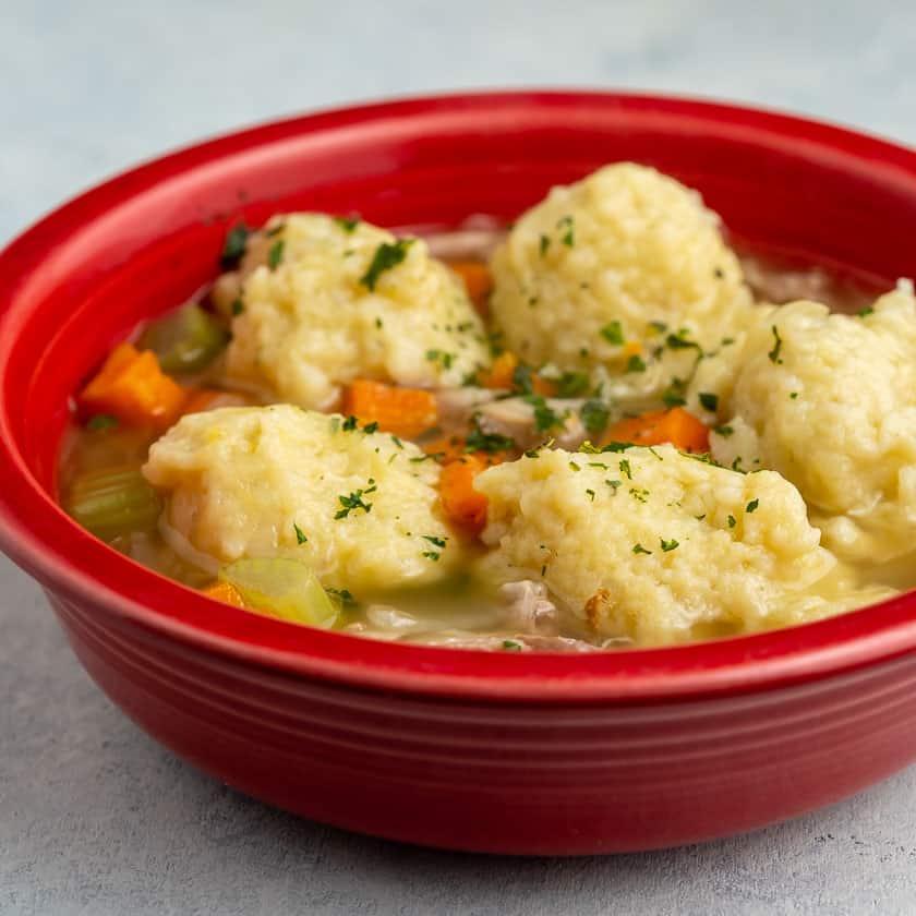 Turkey and Potato Dumpling Soup - Cheese Curd In Paradise