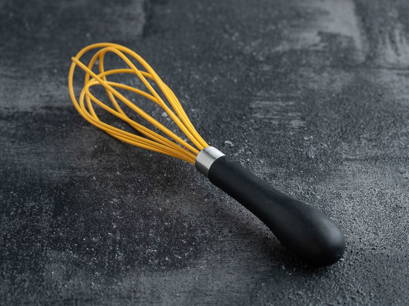 Mini Silicone Whisk, Grey, Sold by at Home