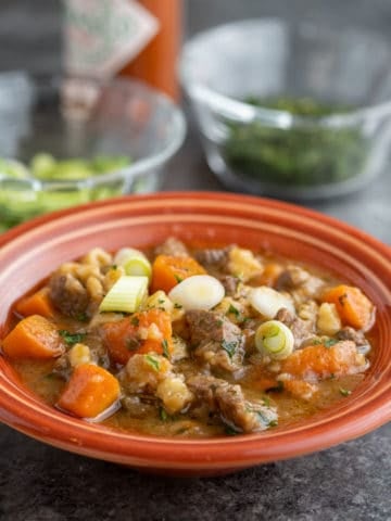 Instant Pot Beef and Barley Soup (Pressure Cooker) - DadCooksDinner