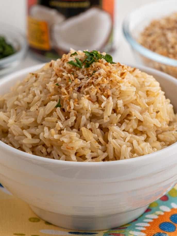 Pressure Cooker Brown Jasmine Rice DadCooksDinner