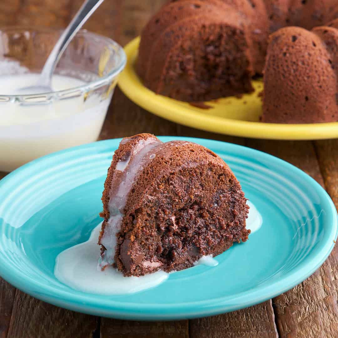 Instant Pot Chocolate Bundt Cake Recipe - Through My Front Porch