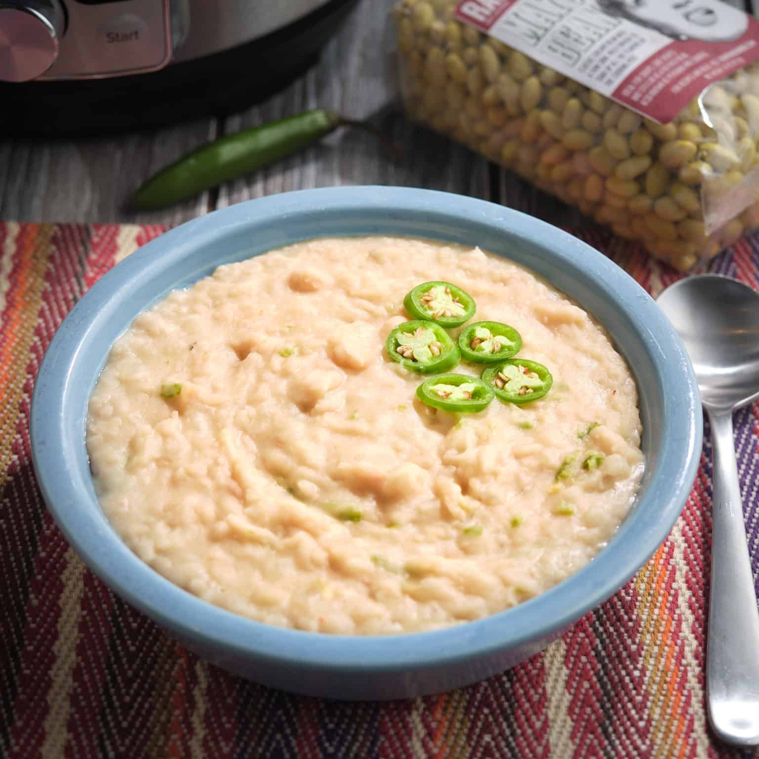 Instant Pot Refried Mayocoba Beans - DadCooksDinner
