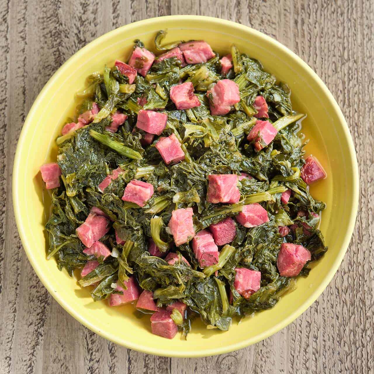 Mustard and turnip greens full of flavor