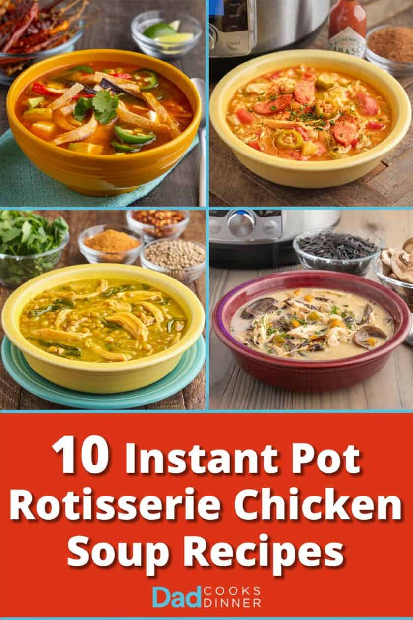10 Favorite Instant Pot Rotisserie Chicken Soup Recipes - DadCooksDinner