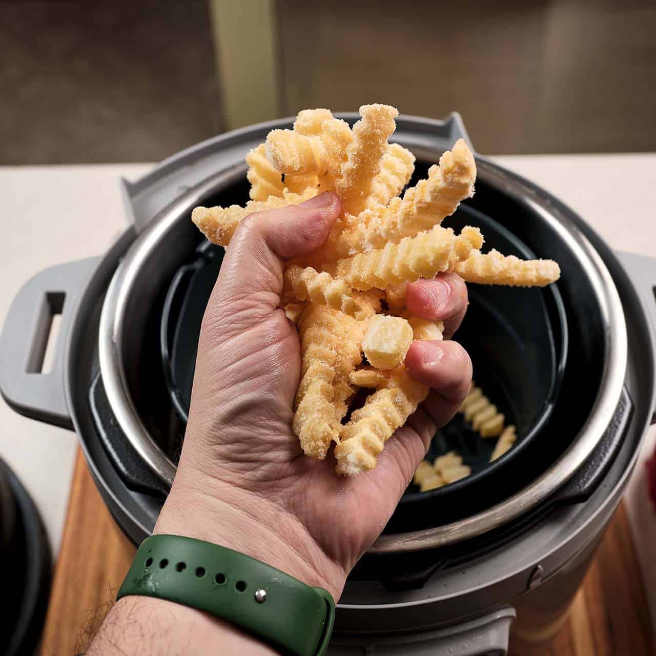 Instant Pot Air Fryer Frozen French Fries (with an Air Fryer Lid