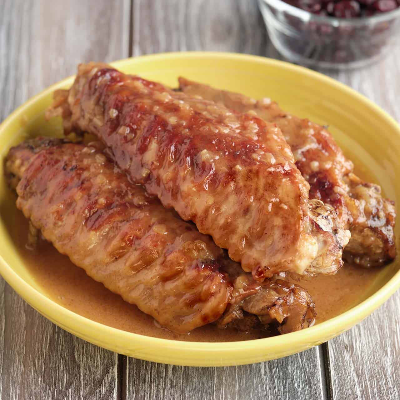 One Pan Smothered Turkey Wings