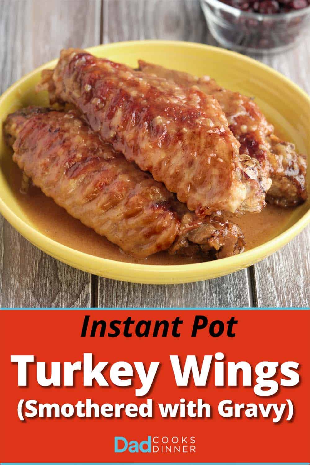 Instant Pot Turkey Wings DadCooksDinner