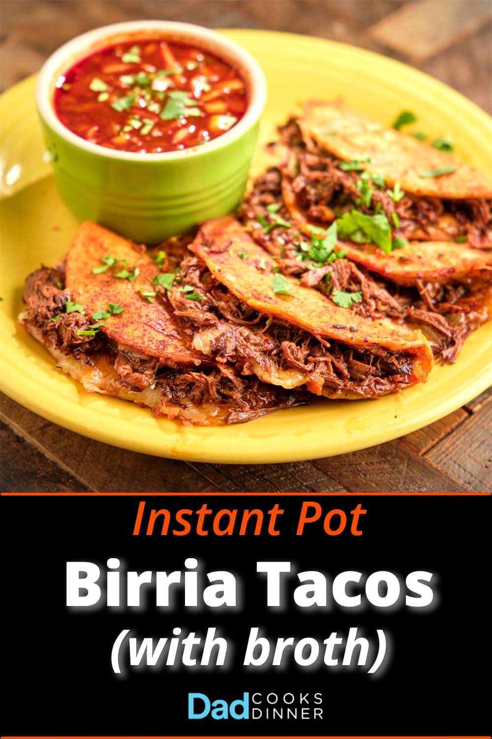 Instant Pot Birria Tacos (with Broth - Quesabirria con consomé ...
