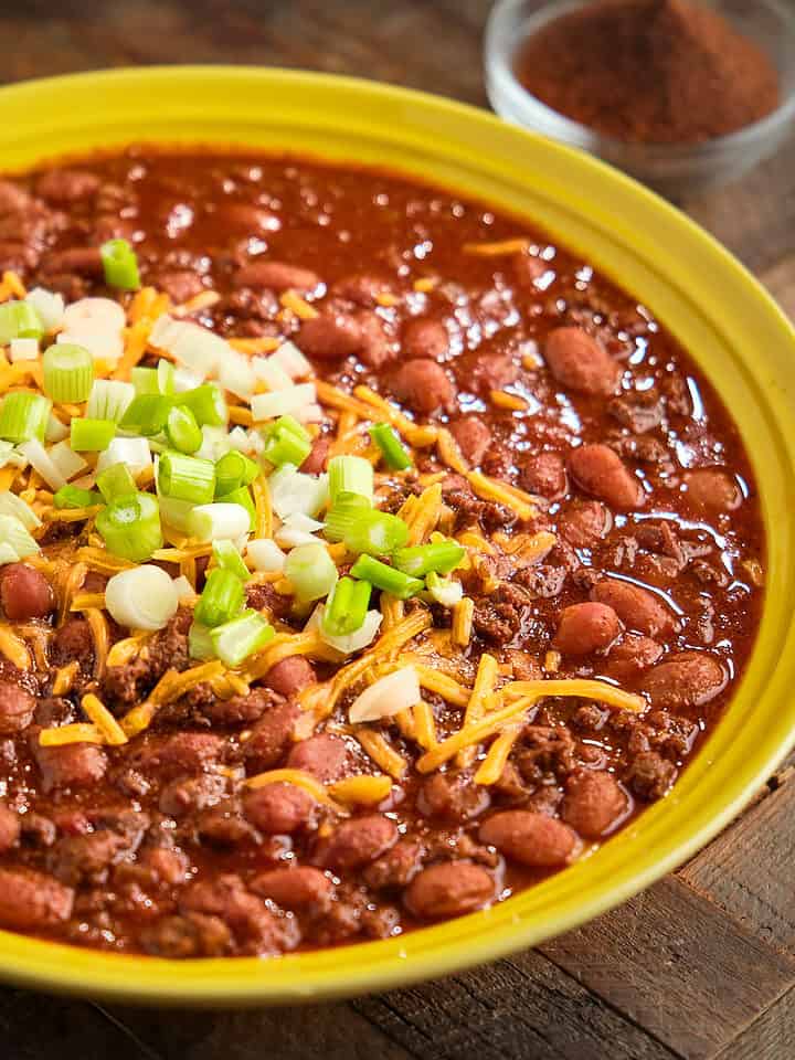 Instant Pot 8Quart Pot of Ground Beef and Bean Chili DadCooksDinner