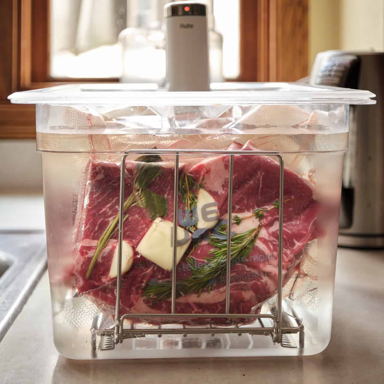 Sous Vide Chuck Steak Recipe (24 hours to tenderness) - DadCooksDinner