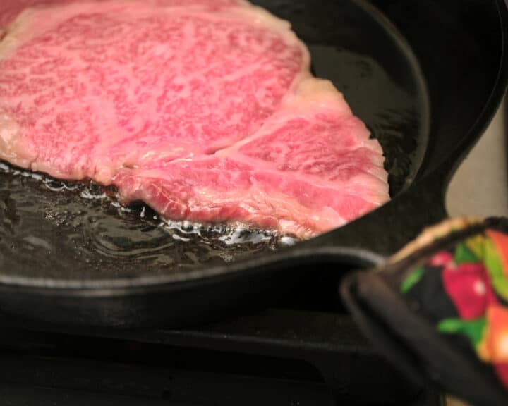 Wagyu Ribeye Steak DadCooksDinner