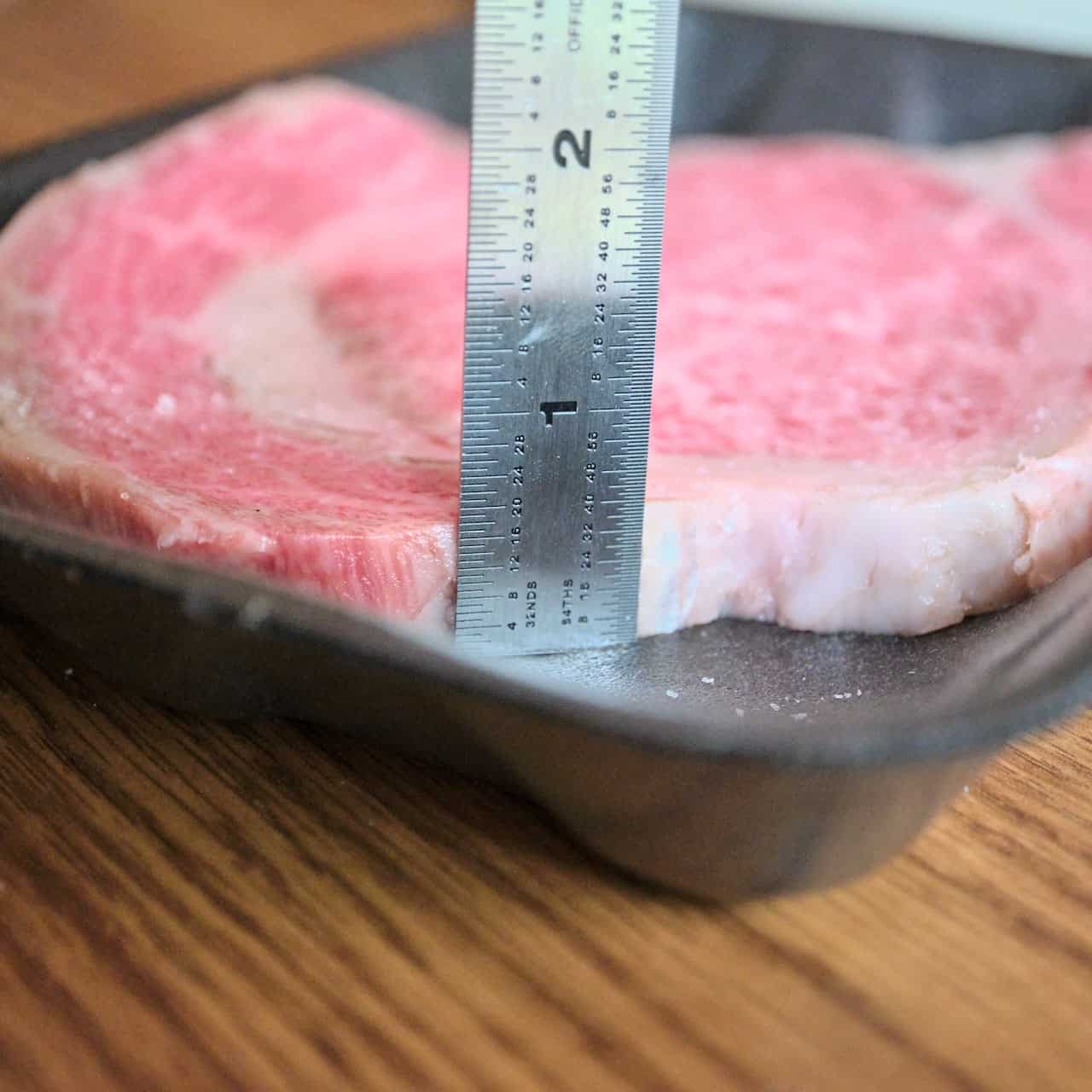 ½-inch thick Wagyu ribeye